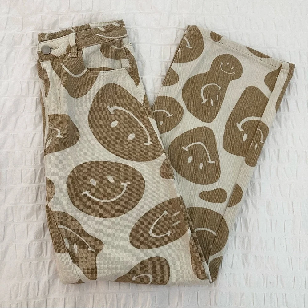 ASOS Bailey Rose Smiley Face Pants - Picture 2 of 6